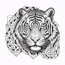 TIGRE ET TIGRESSE   tattoo design idea