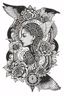 Coldplay fix you tattoo design idea