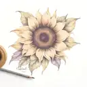 sunflower tattoo design tattoo design idea