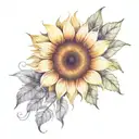 sunflower tattoo design tattoo design idea
