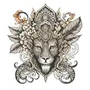 Tushar and moksha hidden within tattoo design idea