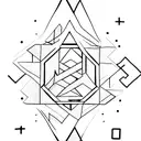 wandering symbols tattoo design idea