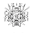 wandering symbols tattoo design idea