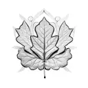 4 leafs clover with a crown on top tattoo design idea