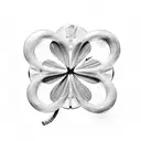 4 leaf clover tattoo design idea