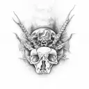 spine bone tattoo design idea