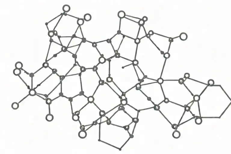 Testosterone molecule edgy tattoo design idea