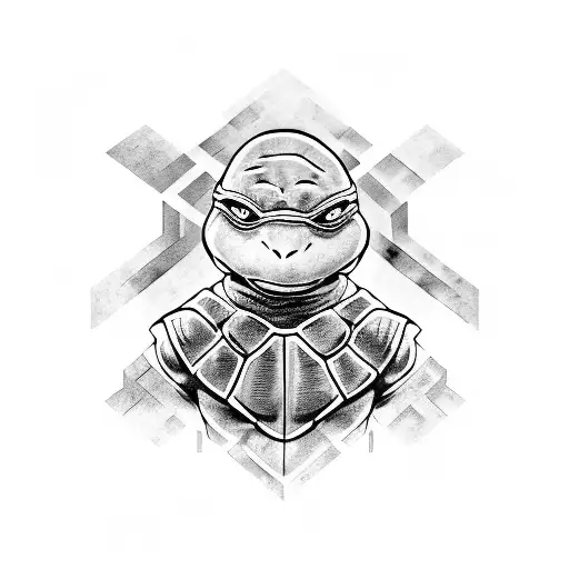raphael teenage mutant ninja turtle tattoo design idea