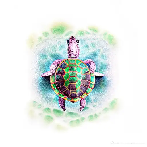 raphael turtle tattoo design idea