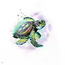 raphael turtle tattoo design idea