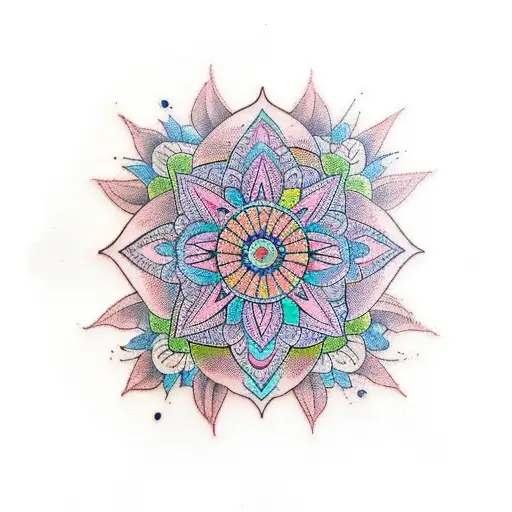 Mandalas Color Clipart Vector, Colorful Mandala Design Background In Vector  File, Mandala, Mandala Tattoo, Mandala Art PNG Image For Free Download
