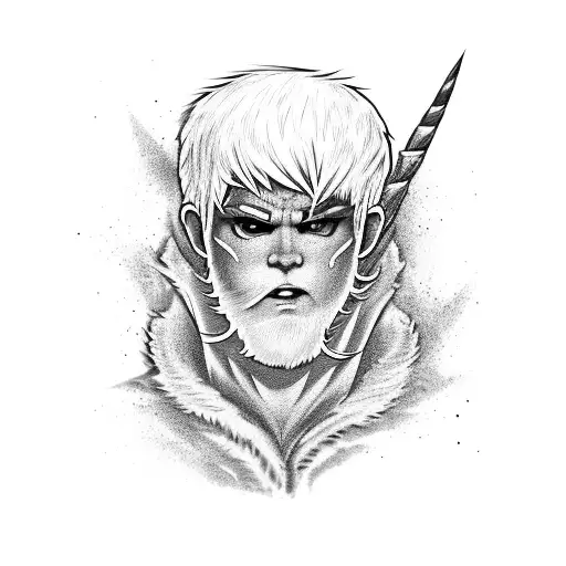 jack frost wrestling tattoo design idea