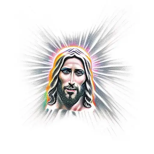 jesus christ tattoo design idea