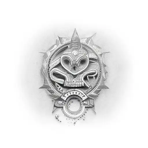 south america tattoo design idea