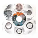 Family Enso circle of life tattoo design idea