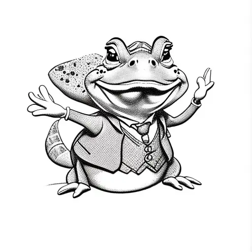 disney mr toad tattoo design idea