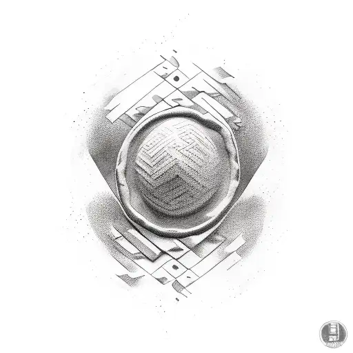 Sisyphus man tattoo design idea