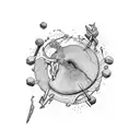 Sisyphus tattoo design idea