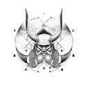 Viking tattoo filler tattoo design idea