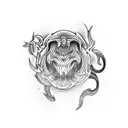 jiu jitsu  tattoo design idea