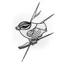 Sparrow tattoo design idea