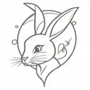 Playboy Bunny firing tattoo design idea