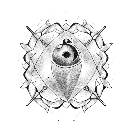 black pearl ship tattoo design idea