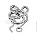 sobriety with snake tattoo design idea