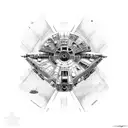 millenium falcon tattoo design idea