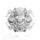 millenium falcon tattoo design idea