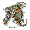 Joshua tattoo design idea