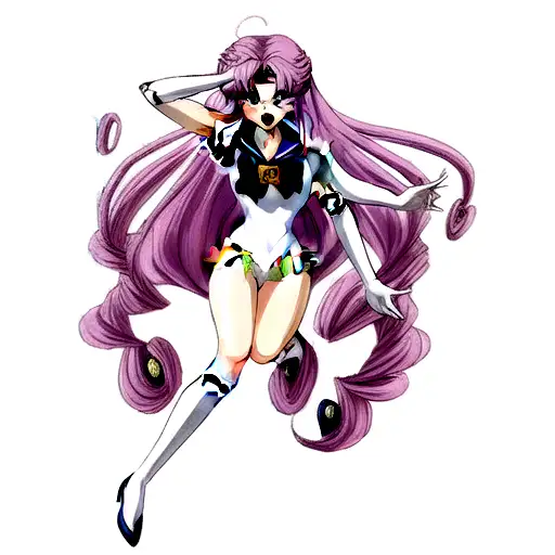 Medusa in sailor moon outfit tattoo design idea