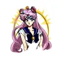 sailor moon medusa tattoo design idea