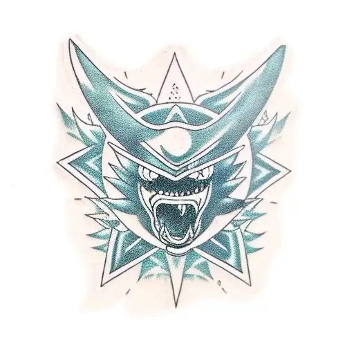 Kunai do Minato de Naruto em OLD SCHOOL tattoo design idea