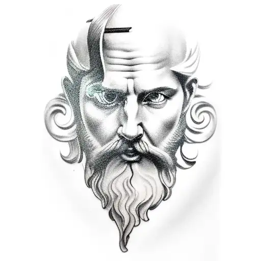 zeus  tattoo design idea