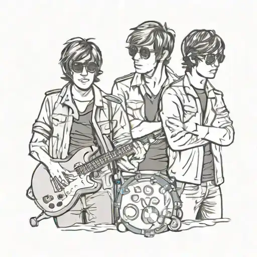 oasis band tattoo tattoo design idea