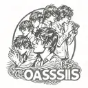 oasis band tattoo tattoo design idea