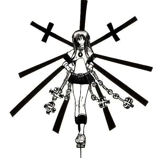 rosary beads with cross tattoo design idea