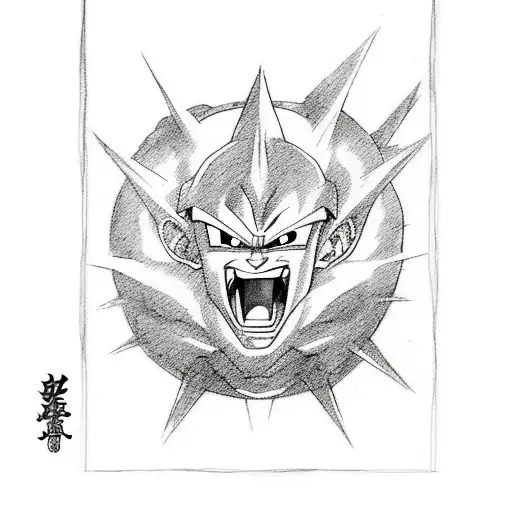dragon ball z tattoo design idea