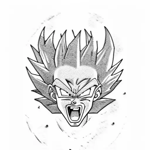 dragon ball z tattoo design idea