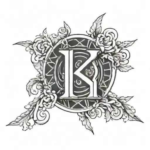 number 19 in roman numerals tattoo design idea