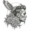 overthinking tattoo design idea