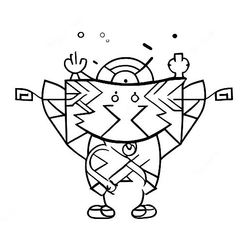 stickman tattoo design idea