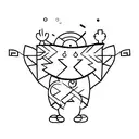 stickman tattoo design idea