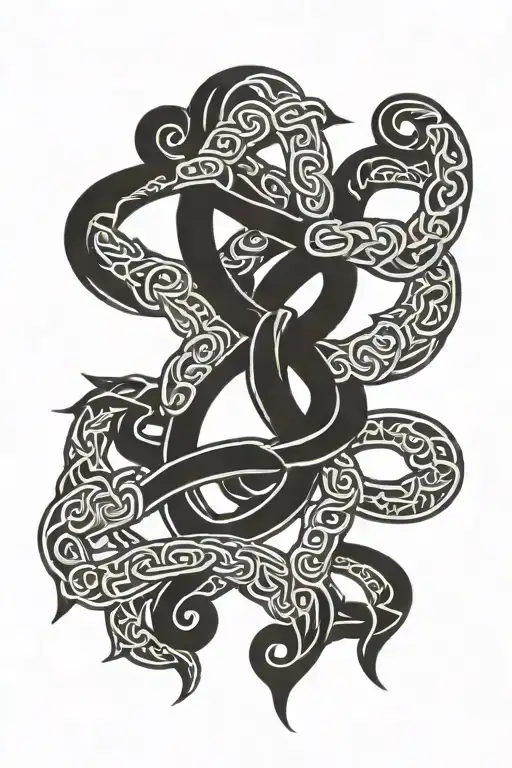 Norse knots mythology   tattoo design idea
