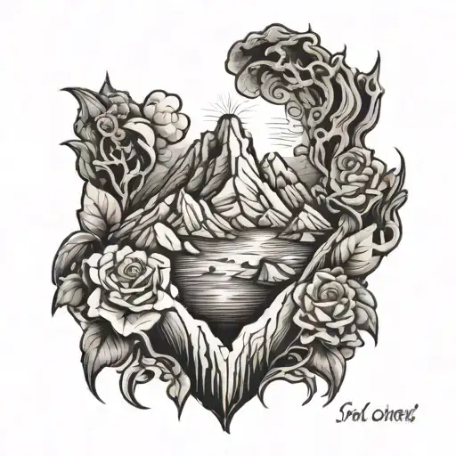 From the end of the earth will I cry unto thee, When my heart is overwhelmed: Lead me to the rock that is higher than I tattoo design idea