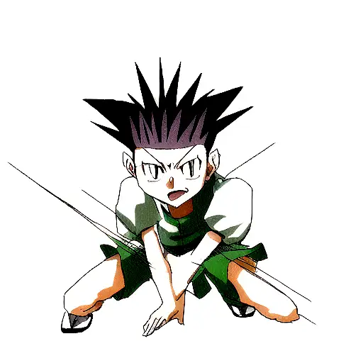 gon from Hunter x Hunter  tattoo design idea
