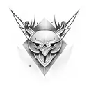 Three and birds tattoo design idea