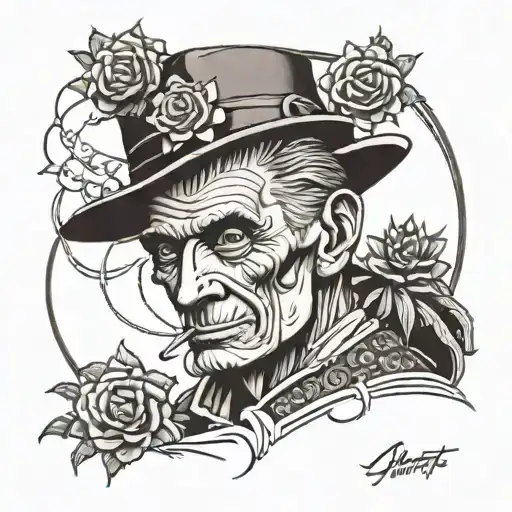 Samuel Beckett tattoo design idea