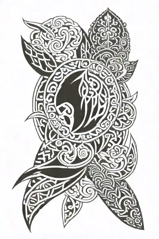far cry 3 tatau back of arm sleeve tattoo design idea